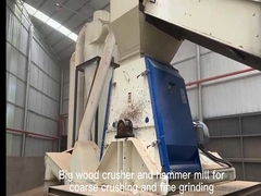 Holzplatte in Holzpellets verwandeln